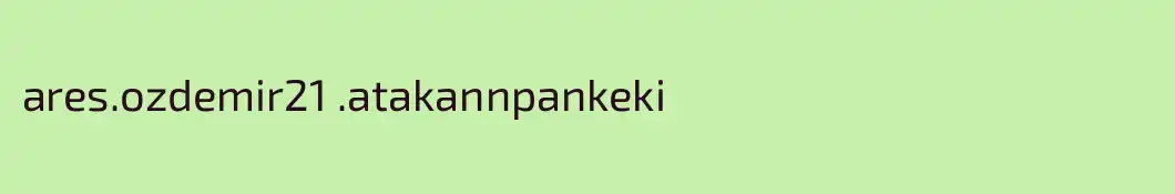 ares.ozdemir21 .atakannpankeki